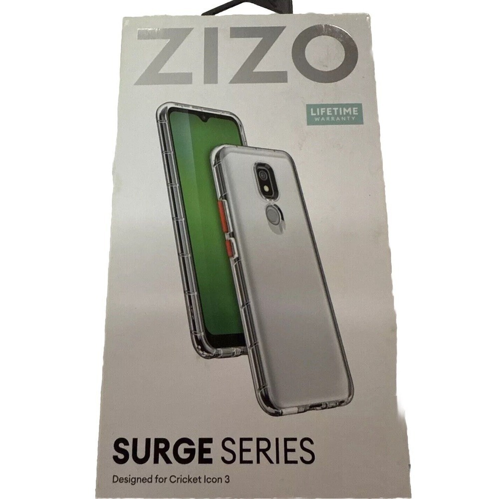 ZIZO SURGE Series for Cricket Icon 3 phone case clear